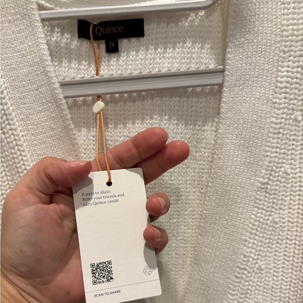 Quince white cardigan - Picture 6 of 6